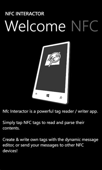 tag nfc windows phone|nfc tag open app.